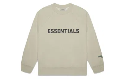 Essentials Fear Of God  Fw20 Crew Neck Sweatshirt 'moss' In Multi