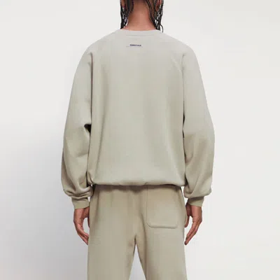 Essentials Fear Of God  Fw20 Crew Neck Sweatshirt 'moss' In Multi