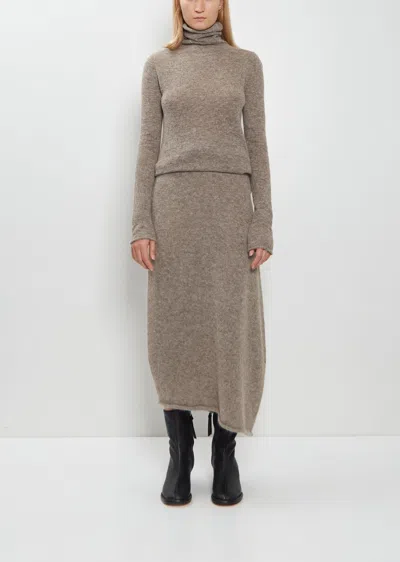 Lauren Manoogian Knot-detail Skirt In Brown