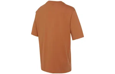 Nike (wmns)  Sportswear Collection Oversized Slit Short-sleeve Top 'light British Tan' In Brown