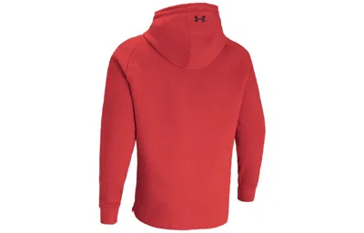 Under Armour Men's  Project Rock Charged Cotton Fleece Breathable Sports Red