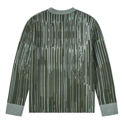A-cold-wall* Abstract-stripe Jumper Sweaters 'green'