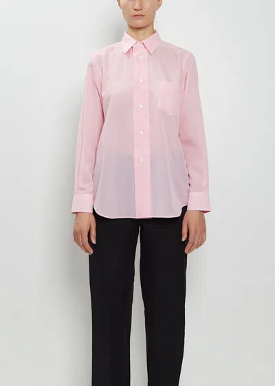 Comme Des Garçons Classic Collar Lightweight Shirt In Neutral