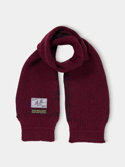 B.b. Wallace B. B. Wallace Katz Shetland Wool Scarf (59in/1.5m) In Red
