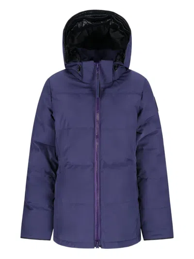 Canada Goose Chelsea Down Parka With Detachable Hood In Blue
