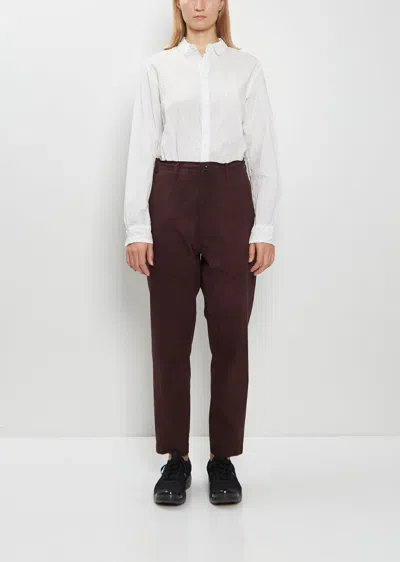 Y's Cotton Wool Tapered Pants In Multi