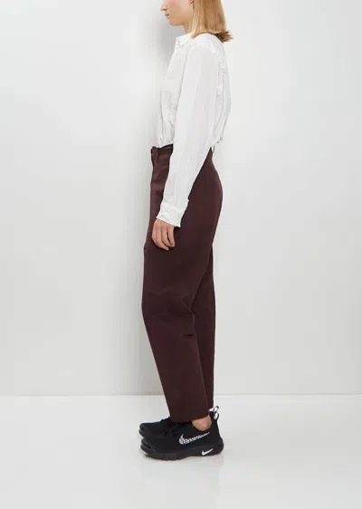 Y's Cotton Wool Tapered Pants In Multi