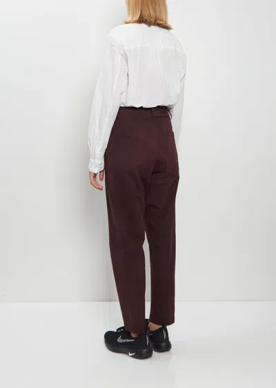 Y's Cotton Wool Tapered Pants In Multi