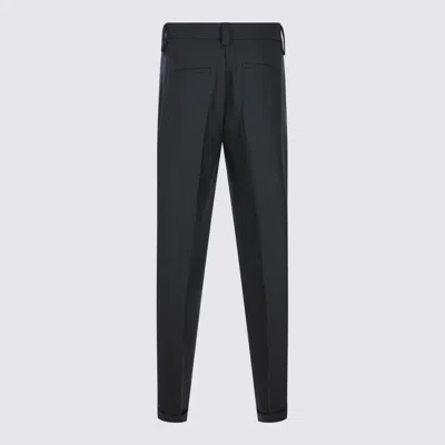 Antonelli Trousers Blacks And Greys In Multi