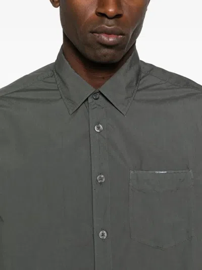 C.p. Company C.p.company Shirts Long Sleeve In Gray