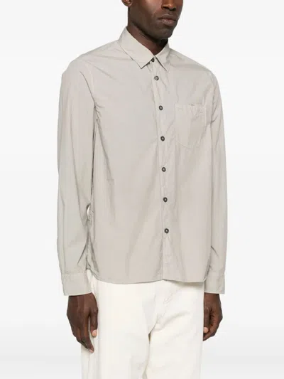 C.p. Company C.p.company Shirts Long Sleeve In Gray