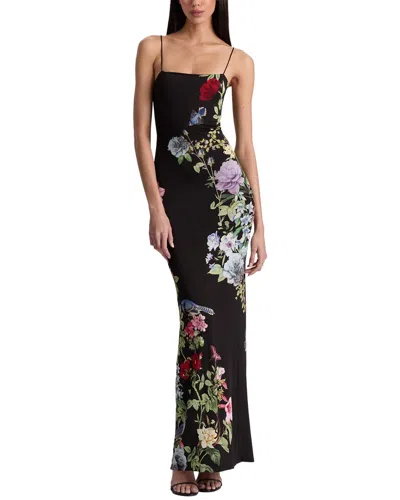 Alice And Olivia Fifi Maxi Dress In Black