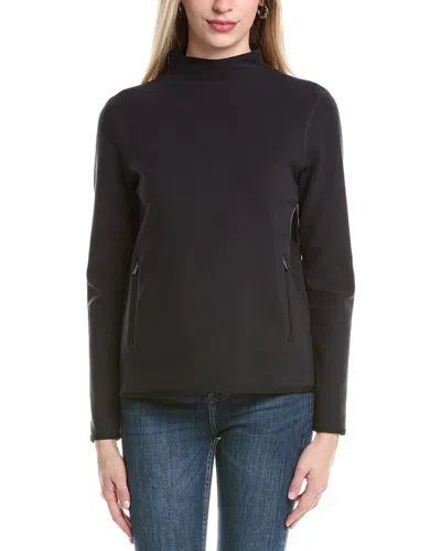 James Perse Polar Fleece Turtleneck In Black