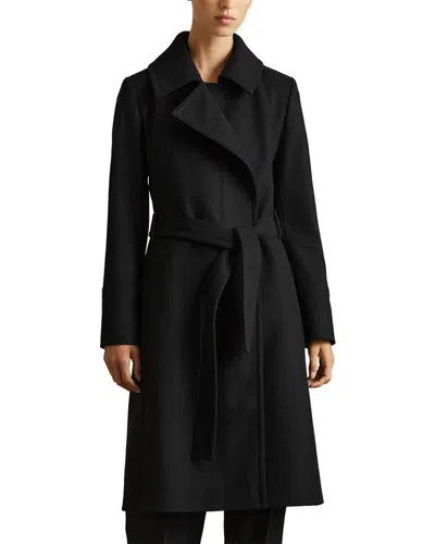 Reiss Rae Mid Length Belted Wool & Cashmere-blend Coat In Multi