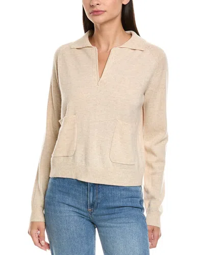 Naadam Wool & Cashmere-blend 1/4-zip Pullover In Multi