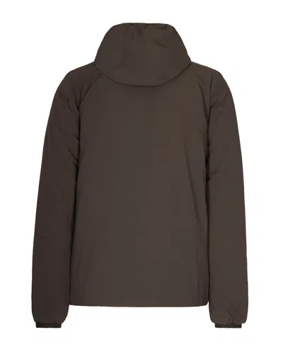 K-way Jack St Warm Double Slim-fit Giacca Reversibile. In Poliestere Elasticizzato Impermeabile. Imbottitu In Brown