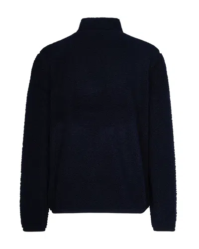 K-way Pascal Sherpa Polar Double Blue Depth Jacket In Black