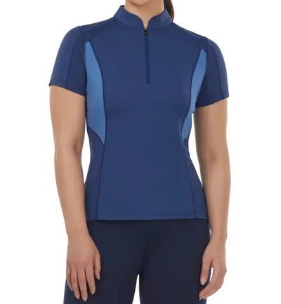 Kerrits Freedom Short Sleeve Tech Top In Lapis In Blue