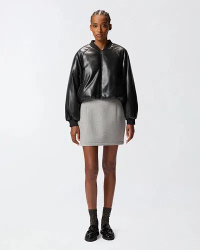 Pinko Chaqueta Bomber - Negro In Gray