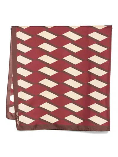 Coccinelle Viscose And Wool Scarf In Pink