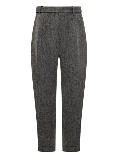 Studio Nicholson Belted Pants Featuring Pleated Design In Multi
