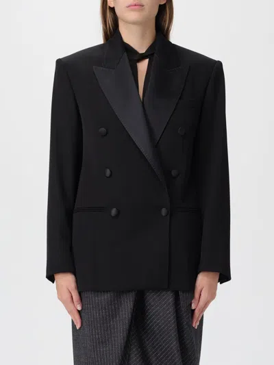 Isabel Marant Double-breasted Tailored Blazer In Black