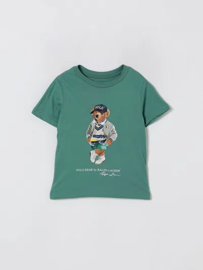 Polo Ralph Lauren Big Boys Polo Bear Jersey T-shirt In Green