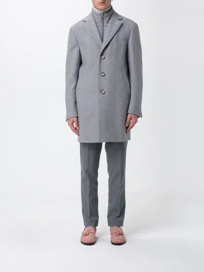 Manuel Ritz Coat  Men Color Grey In Gray