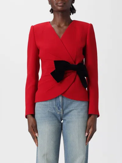 Valentino Wool Jacket In Red