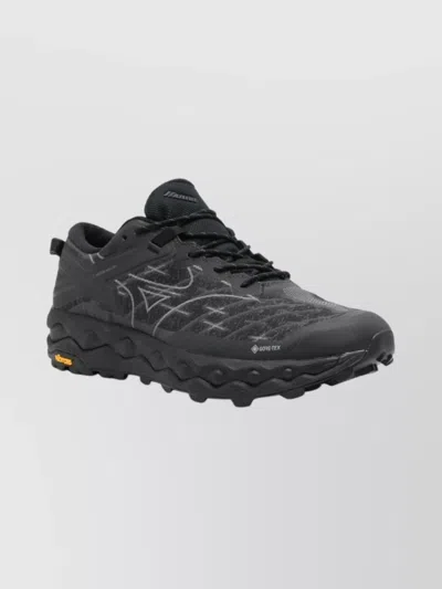 Mizuno Casual Sneakers With Mesh Upper And Pull Tab In Black