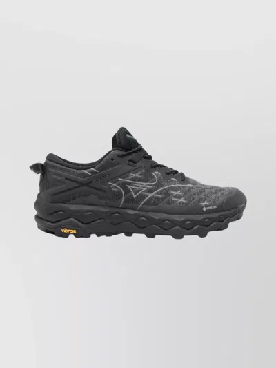 Mizuno Casual Sneakers With Mesh Upper And Pull Tab In Black
