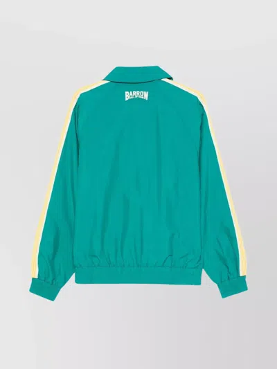 Barrow Unisex Nylon Outerwear Striped Sleeves In Green