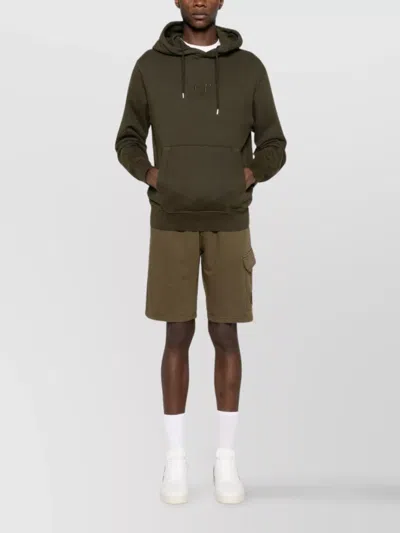 C.p. Company Drawstring-waist Cargo-pocket Shorts In Brown