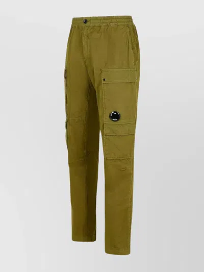 C.p. Company Utility Trousers With Cargo And Pockets In Brown