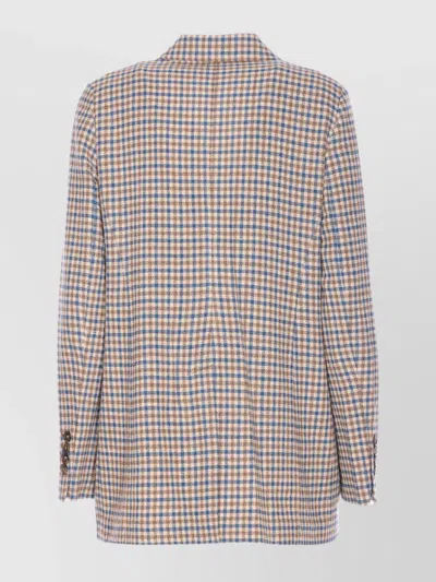 Circolo 1901 V-neck Jacket With Long Sleeves And Pockets In Multi