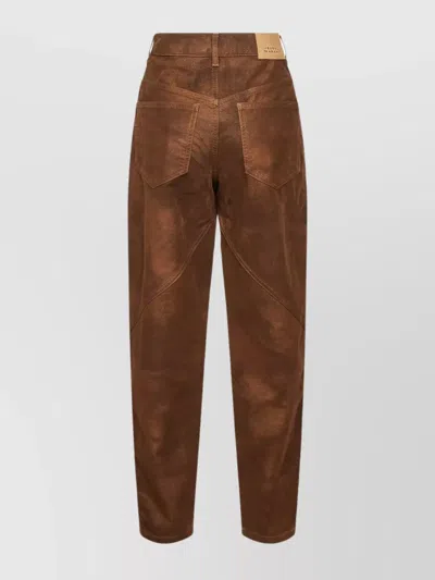Isabel Marant Étoile Pants "kelvina" In Brown