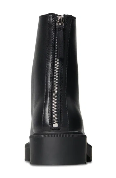 The Row Nobilis Leather Ankle Boots In Black