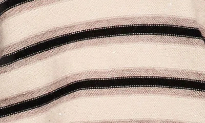 Nic + Zoe Nic+zoe Sparkle Stripe V-neck Sweater In Multi