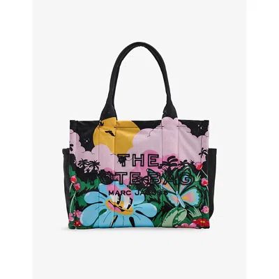 Marc Jacobs Womens Black Multi  X Hattie Stewart&nbsp;the Large Shell Tote Bag In Multi