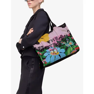 Marc Jacobs Womens Black Multi  X Hattie Stewart&nbsp;the Large Shell Tote Bag In Multi