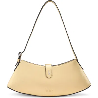 Behno Mini Ruth Metallic Leather Shoulder Bag In Gold