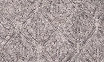 Ted Baker Rumer Pointelle Twofer Sweater In Gray