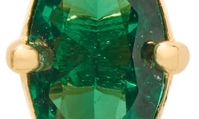 Kate Spade New York Marquise Cut Solitaire Stud Earrings In Green