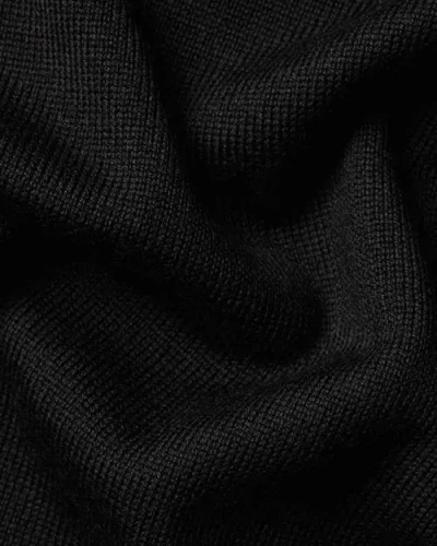 Charles Tyrwhitt Merino V-neck Sweater In Black