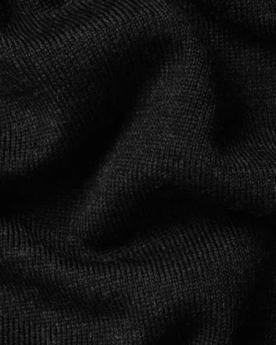 Charles Tyrwhitt Merino V-neck Sweater In Black