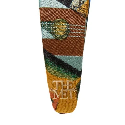 Lele Sadoughi The Met Brigitte Juan Gris Embroidered Headband In Multi