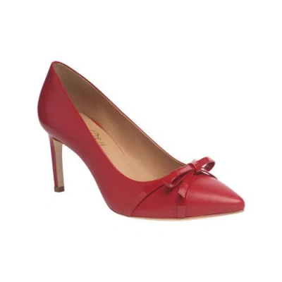 Joan Oloff Shoes Divine Pump In Red