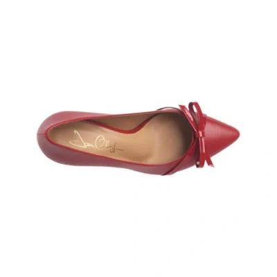 Joan Oloff Shoes Divine Pump In Red