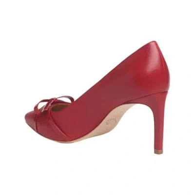 Joan Oloff Shoes Divine Pump In Red