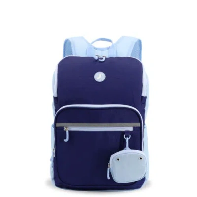 J World Junior Backpack With Lunch Box For School In Blue